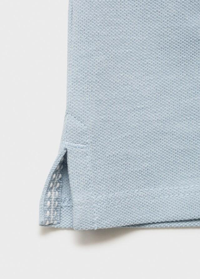 Mango Kurzärmliges Strick-Poloshirt