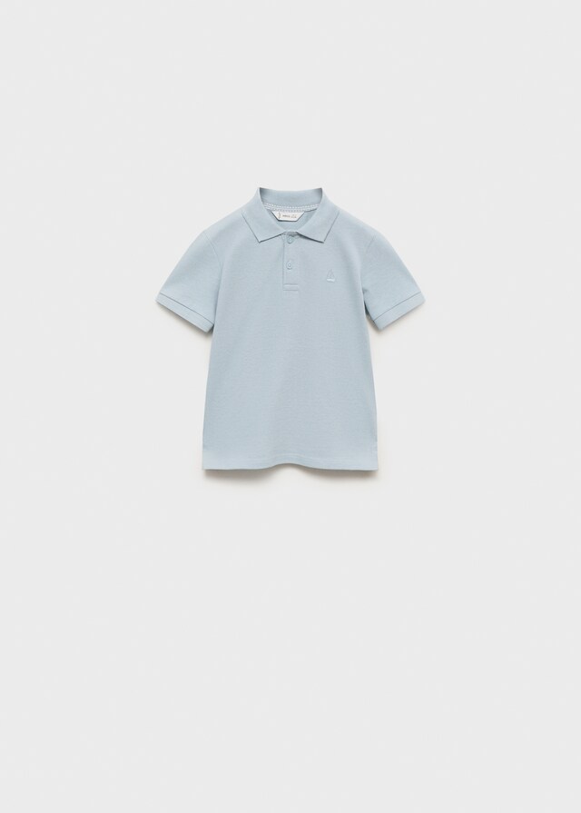 Mango Kurzärmliges Strick-Poloshirt