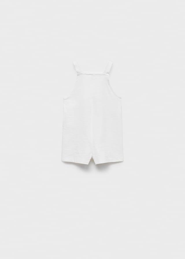 Mango Kurze Latzhose Aus Baumwolle