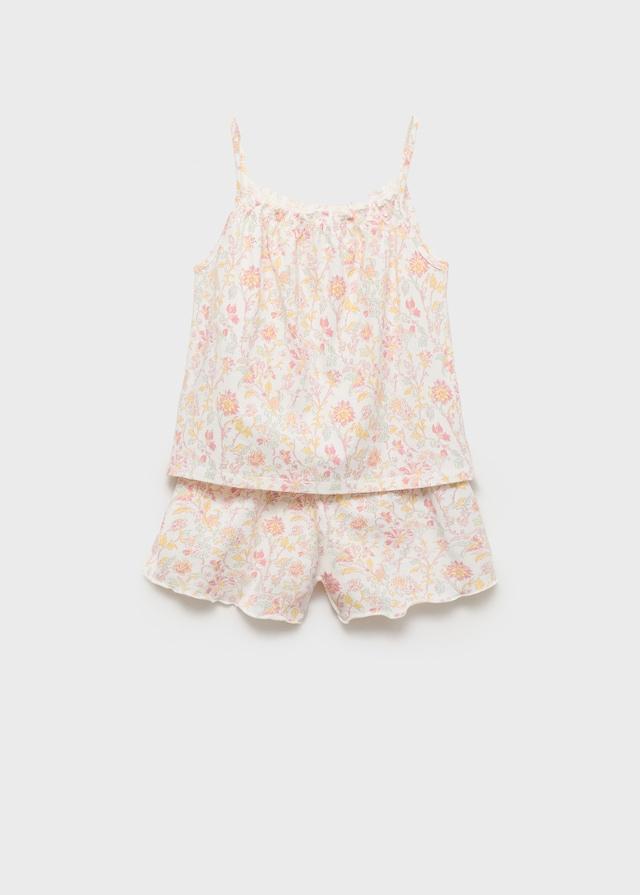 Mango Kurzer Print-Pyjama