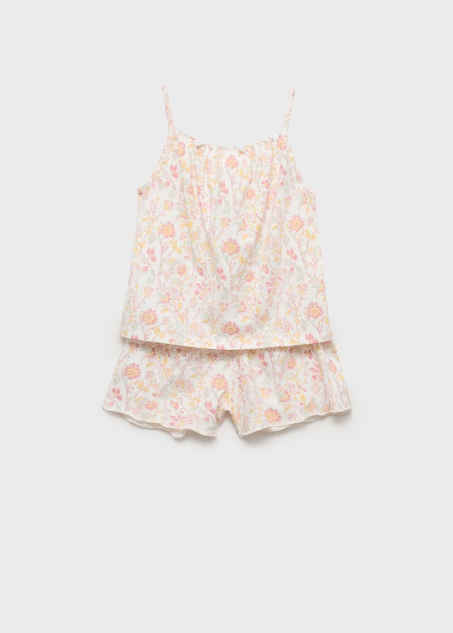 Mango Kurzer Print-Pyjama