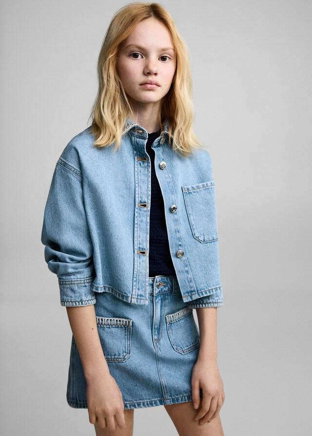 Mango Kurzer Stretchrock