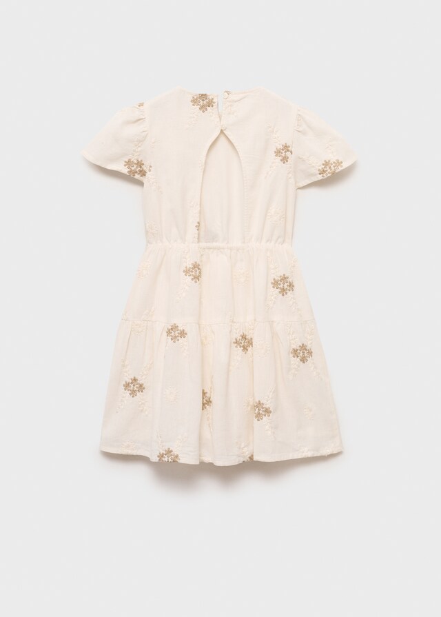 Mango Kurzes Kleid Mit Gesticktem Detail