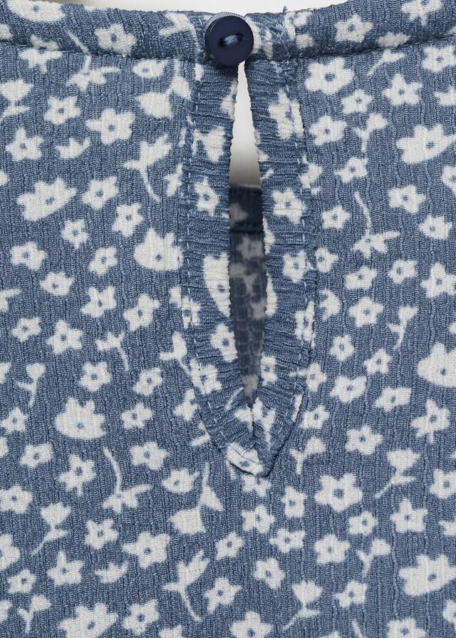 Mango Langarm-T-Shirt Mit Blumenmotiv