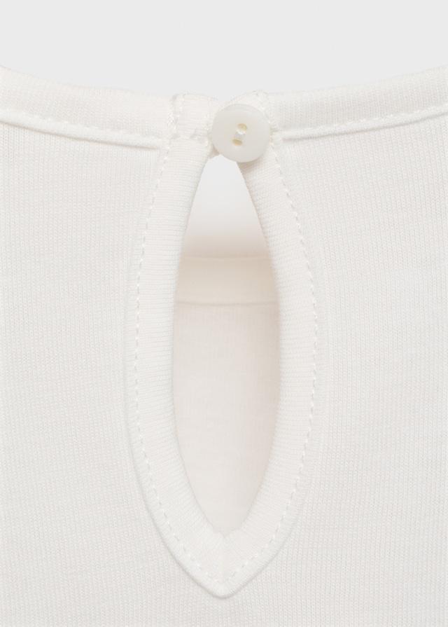 Mango Langärmlies T-Shirt Mit Rüschen