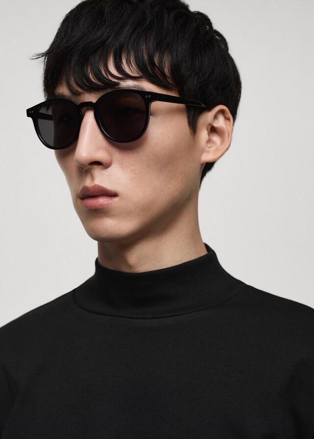 Mango Langärmliges T-Shirt Mit Halbhohem Kragen