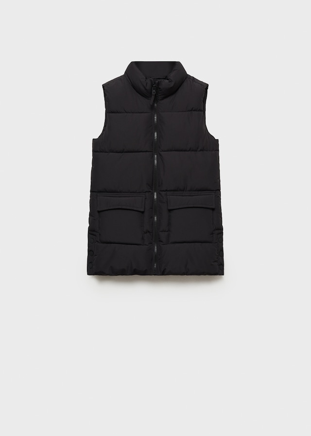 Mango Lange Steppweste