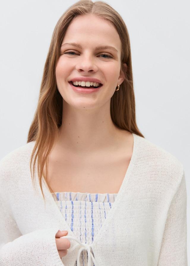 Mango Lange Strickjacke