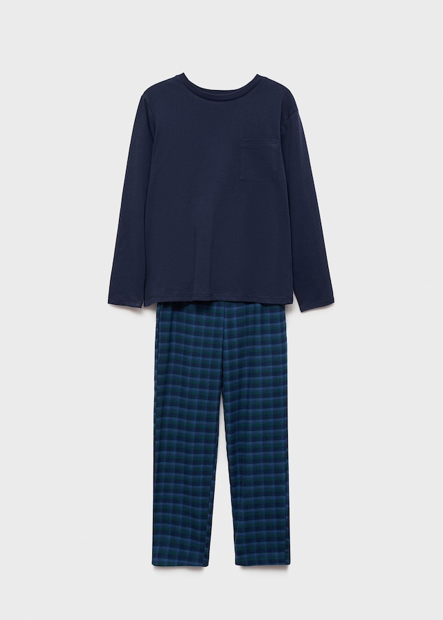 Mango Langer Bedruckter Pyjama