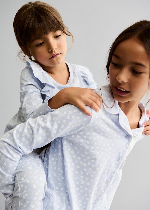 Mango Langer Bedruckter Pyjama