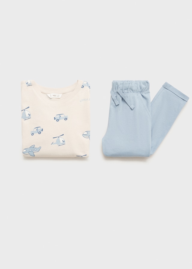 Mango Langer Bedruckter Pyjama