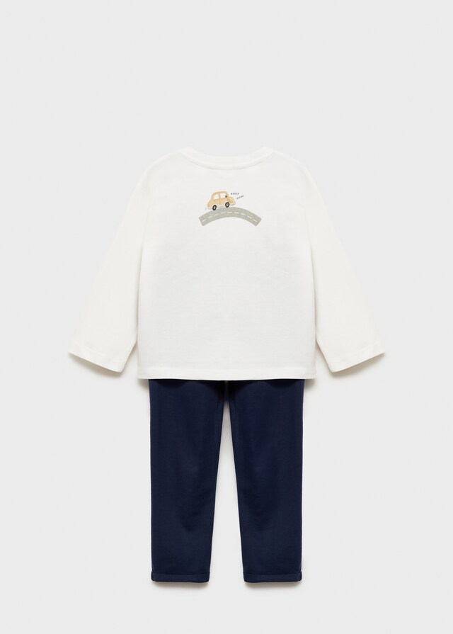 Mango Langer Bedruckter Pyjama