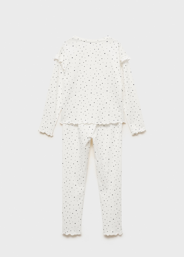Mango Langer Pyjama Mit Sternenmuster