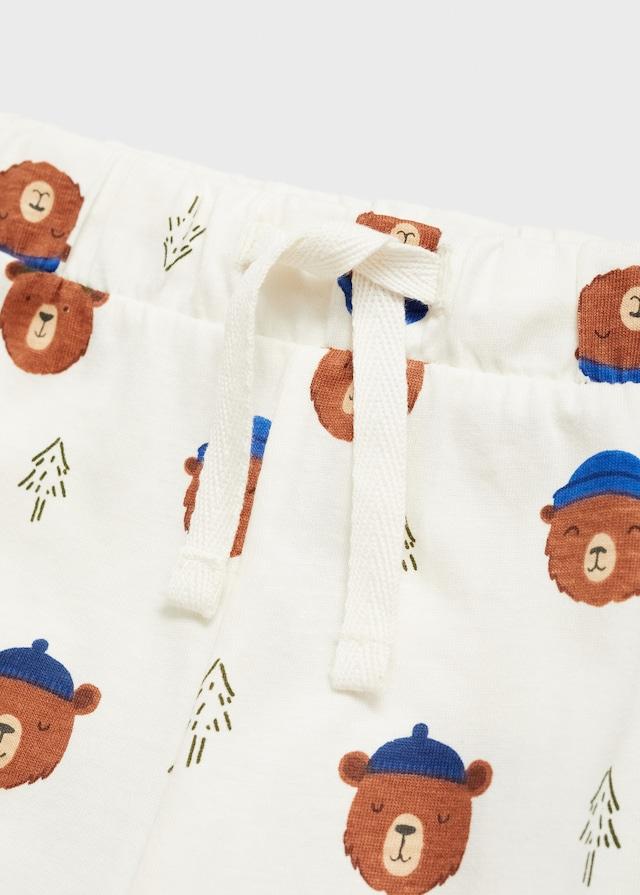 Mango Langer Pyjama Mit Weihnachtsmotiv