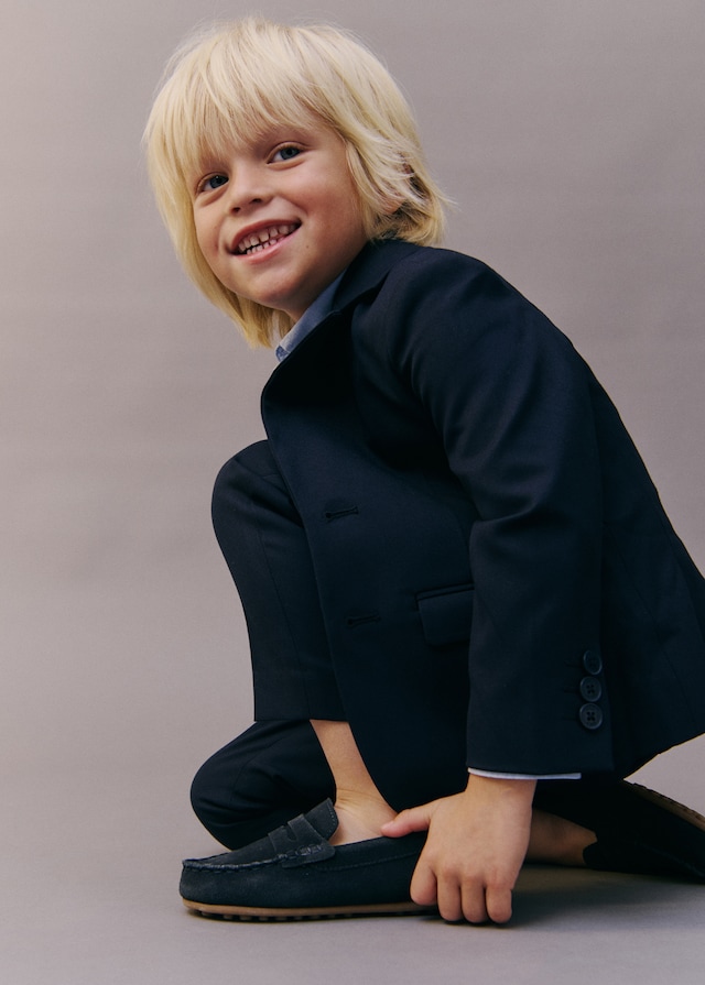 Mango Leder-Mokassins Mit Maskendetail