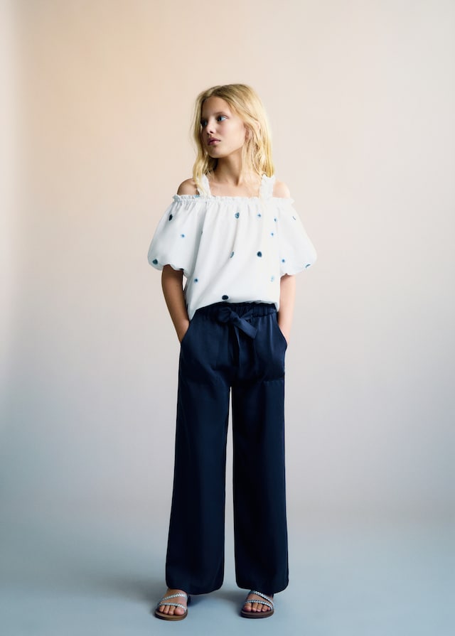 Mango Lederhandschuhe Mit Raffdetail