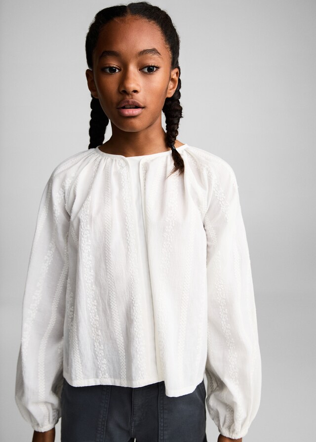 Mango Lederhandschuhe mit Raffdetail