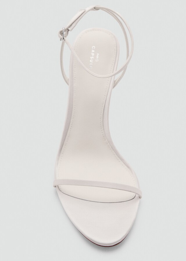 Mango Ledersandale Mit Absatz