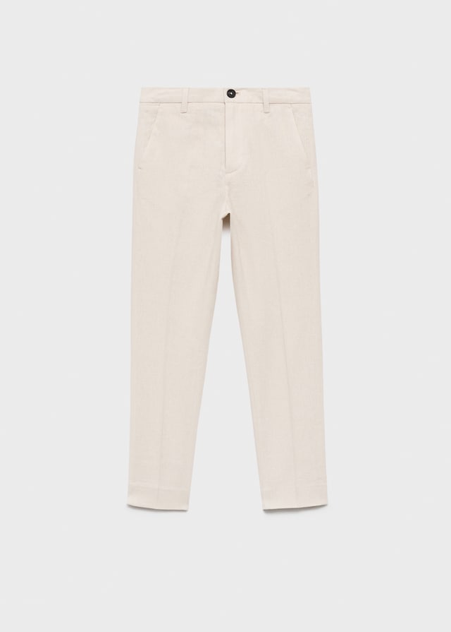 Mango Leinen-Anzughose