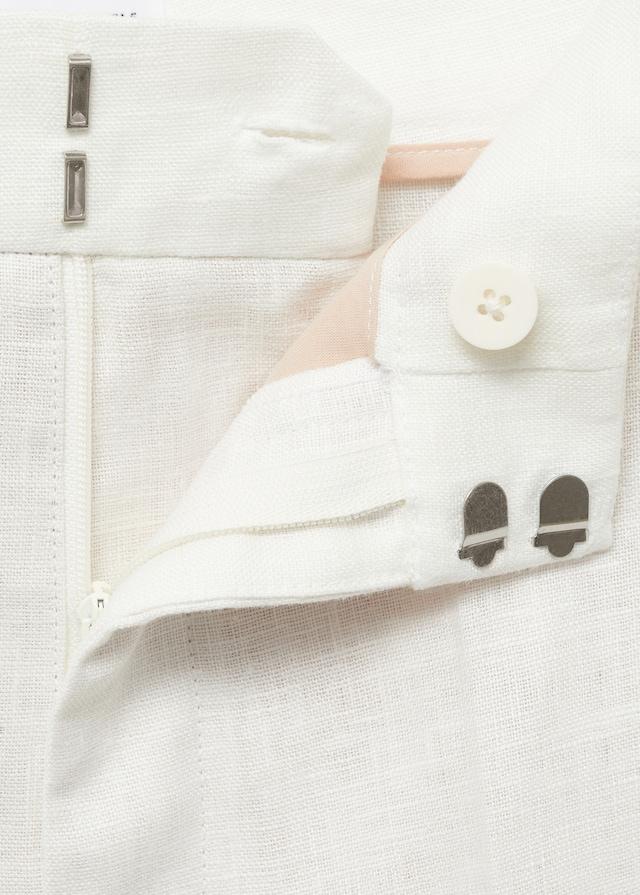 Mango Leinen-Anzughose