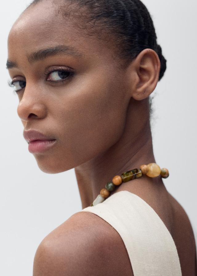 Mango Leinenkleid Mit Gürtel