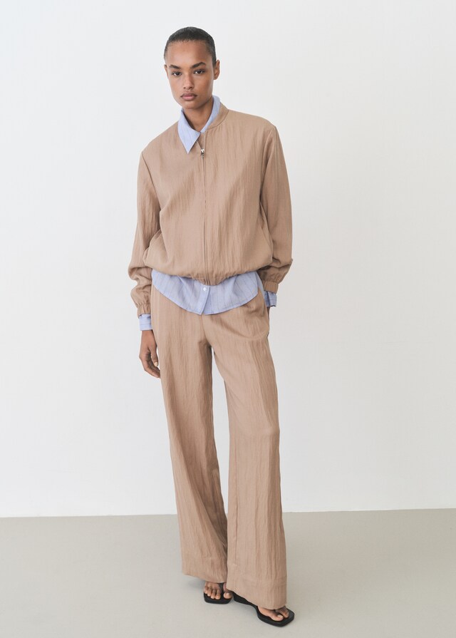 Mango Lyocell-Bomberjacke