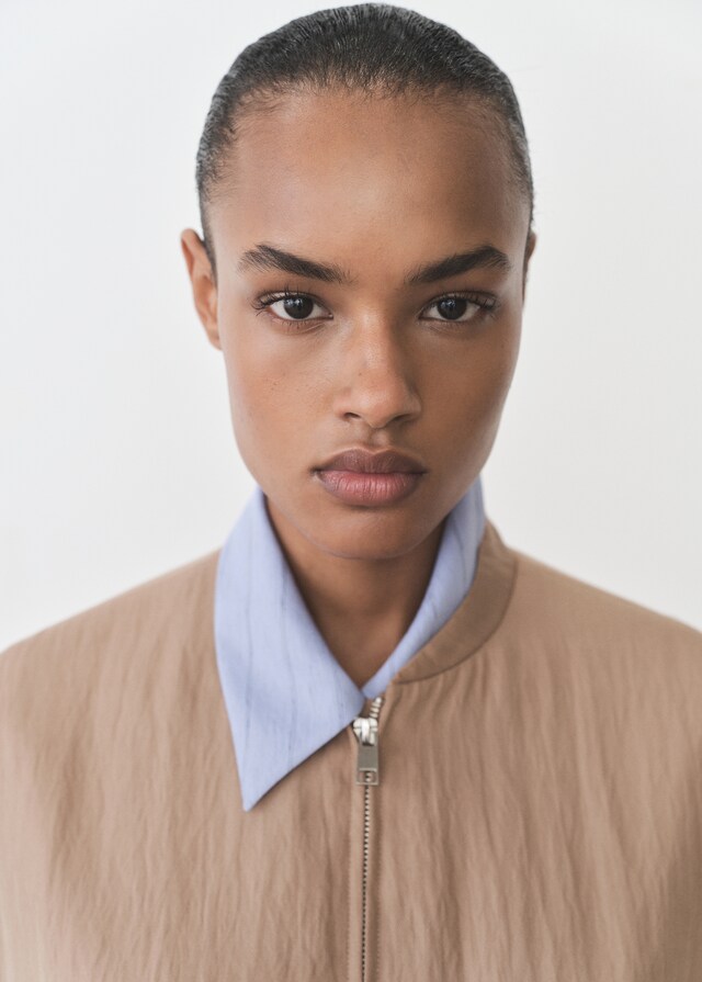 Mango Lyocell-Bomberjacke