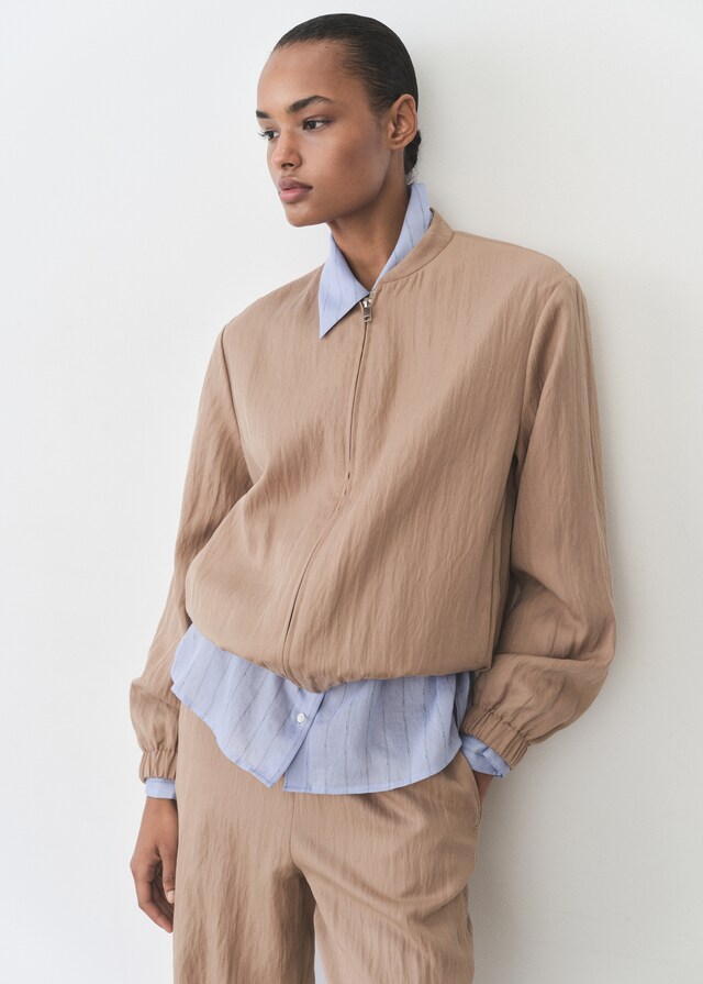 Mango Lyocell-Bomberjacke