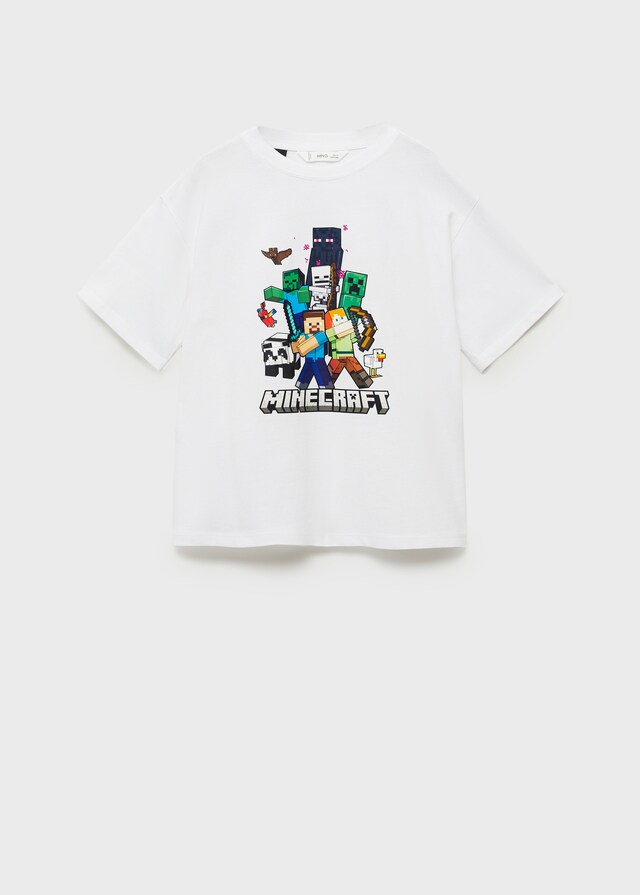 Mango Minecraft Baumwoll T-Shirt