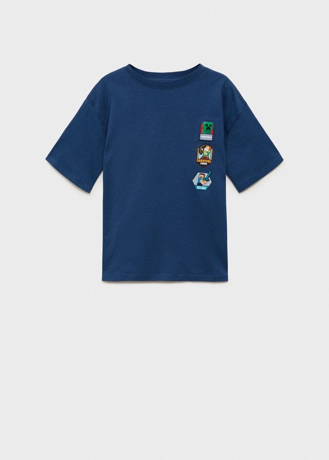Mango Minecraft Baumwoll T-Shirt