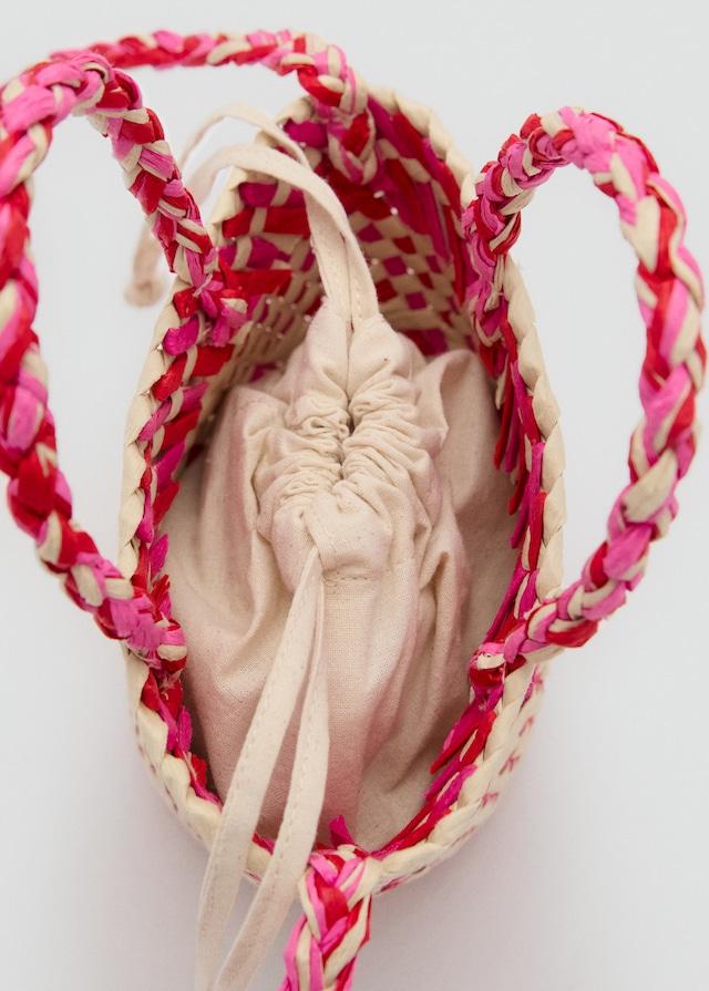 Mango Mini-Tasche In Flechtoptik