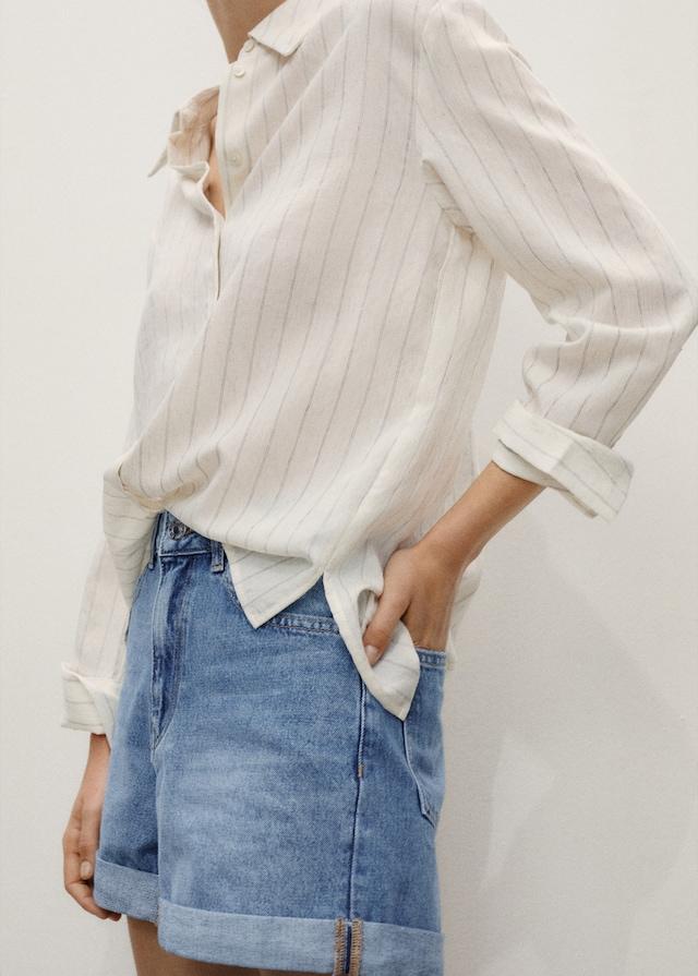 Mango Mom Fit-Jeans-Shorts