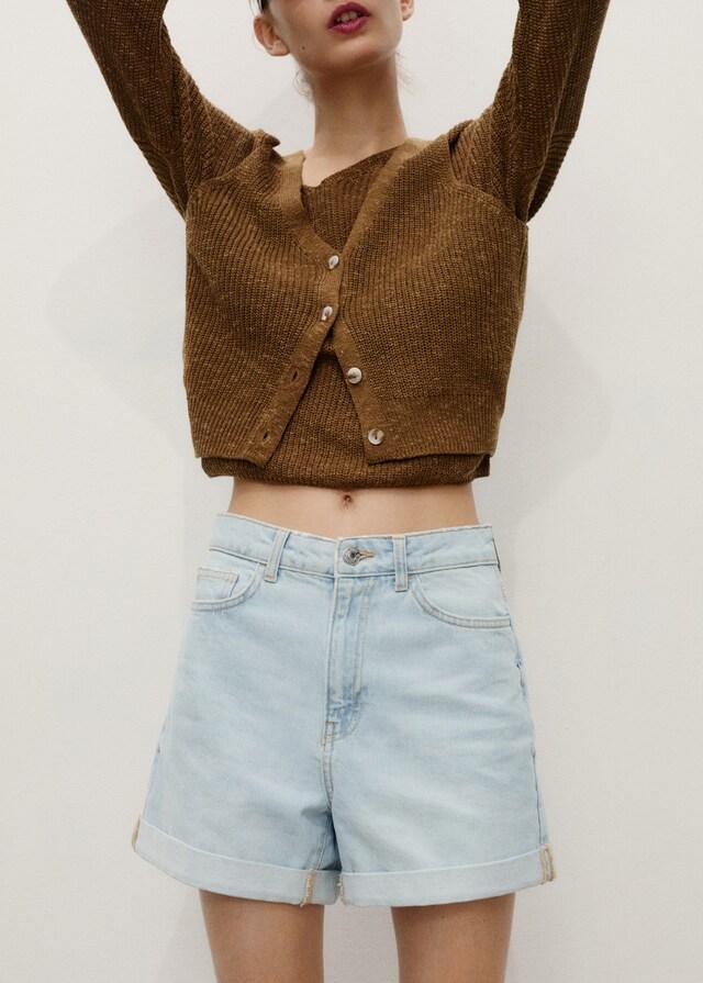 Mango Mom Fit-Jeans-Shorts