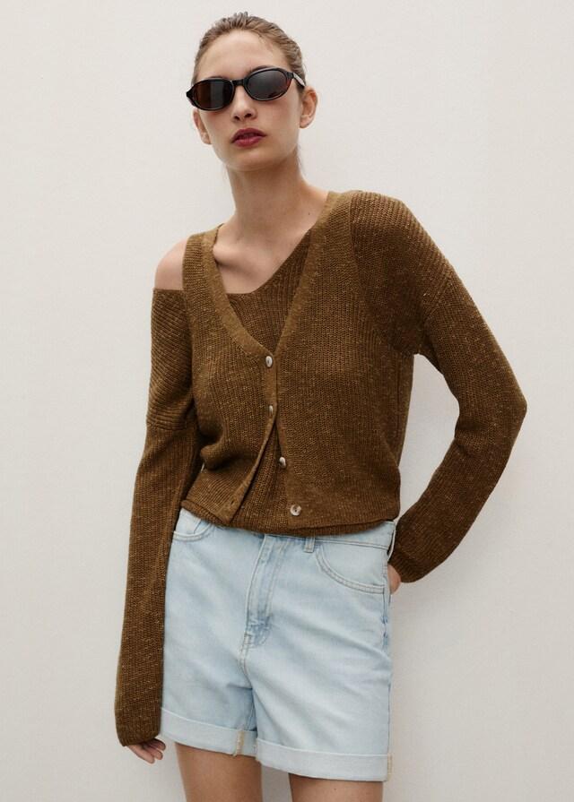 Mango Mom Fit-Jeans-Shorts