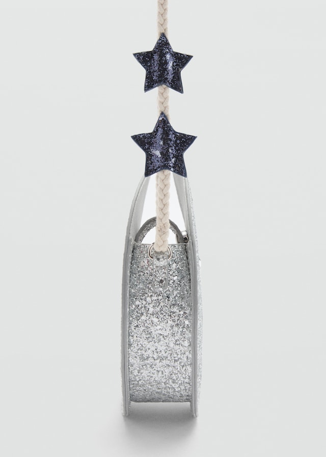 Mango Mond-Handtasche Mit Glitzer