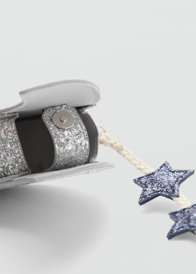 Mango Mond-Handtasche Mit Glitzer