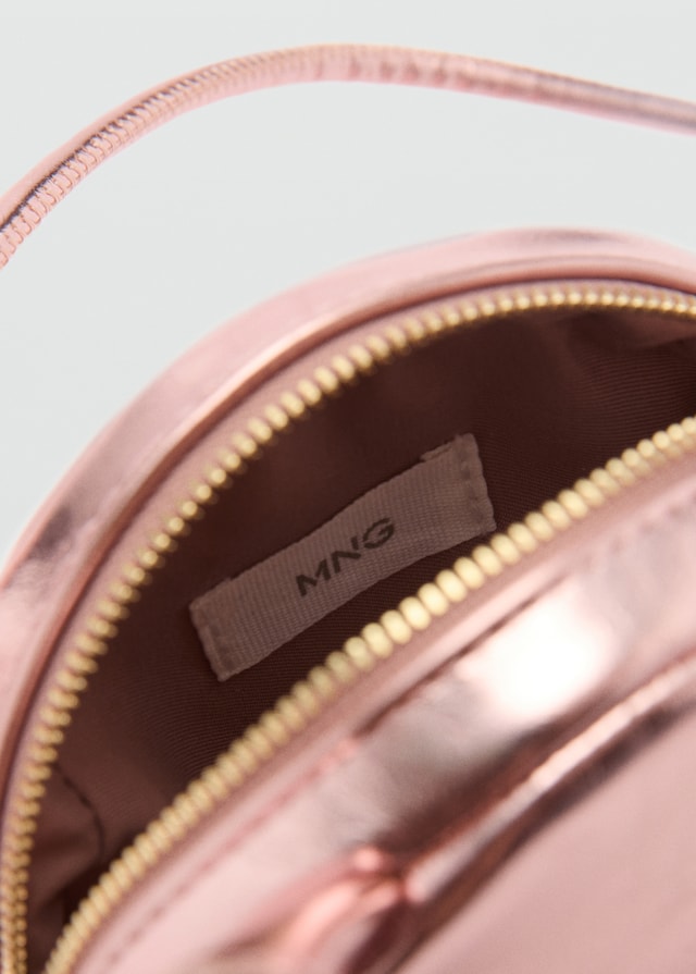 Mango Mond-Handtasche Mit Glitzer