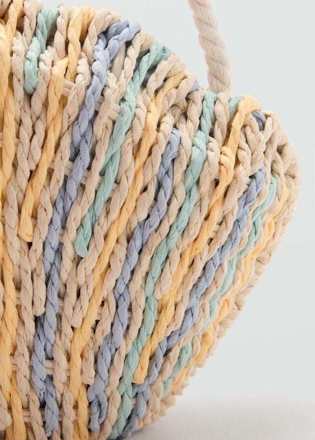 Mango Muschel-Korbtasche