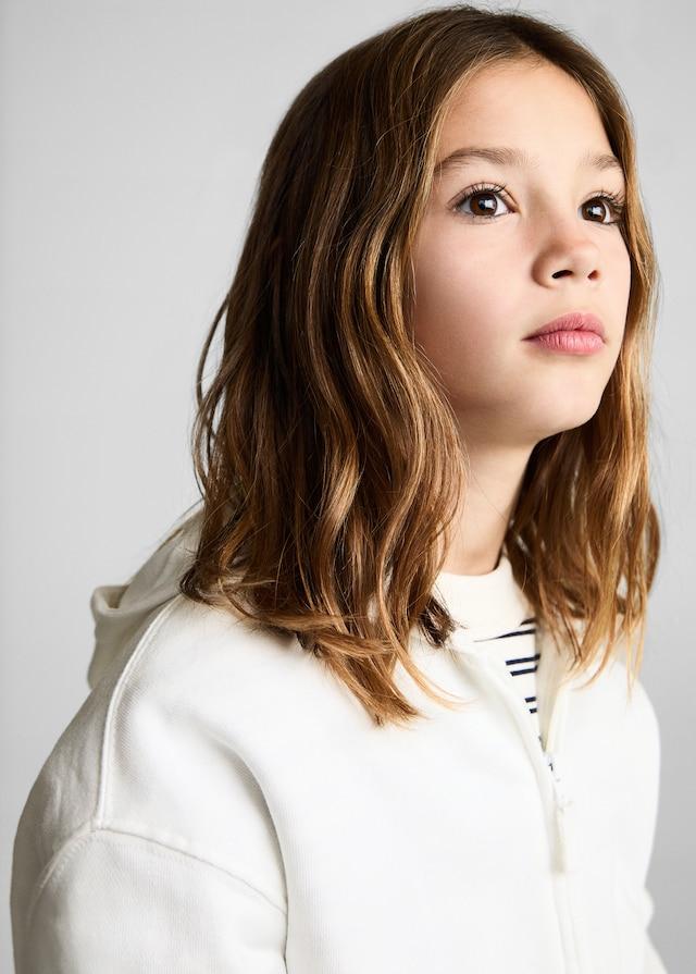 Mango Offenes Sweatshirt Mit Kapuze