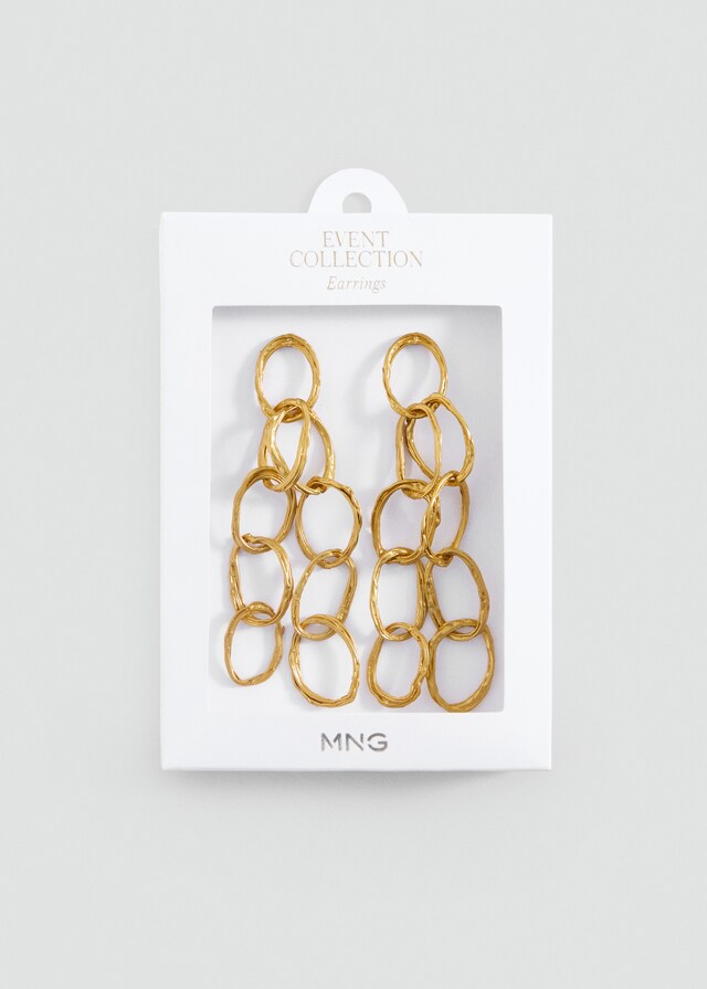 Mango Ohrhänger Mit Verschlungenen Ringen