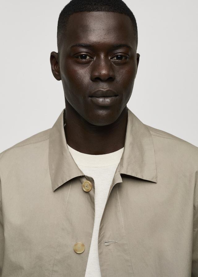 Mango Overshirt Aus 100 % Baumwoll-Popeline