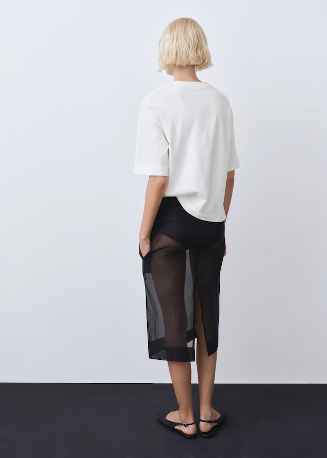 Mango Oversize Baumwoll-T-Shirt