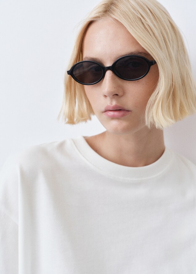 Mango Oversize Baumwoll-T-Shirt