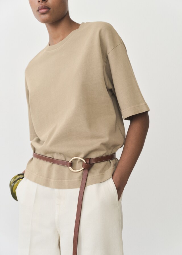 Mango Oversize Baumwoll-T-Shirt