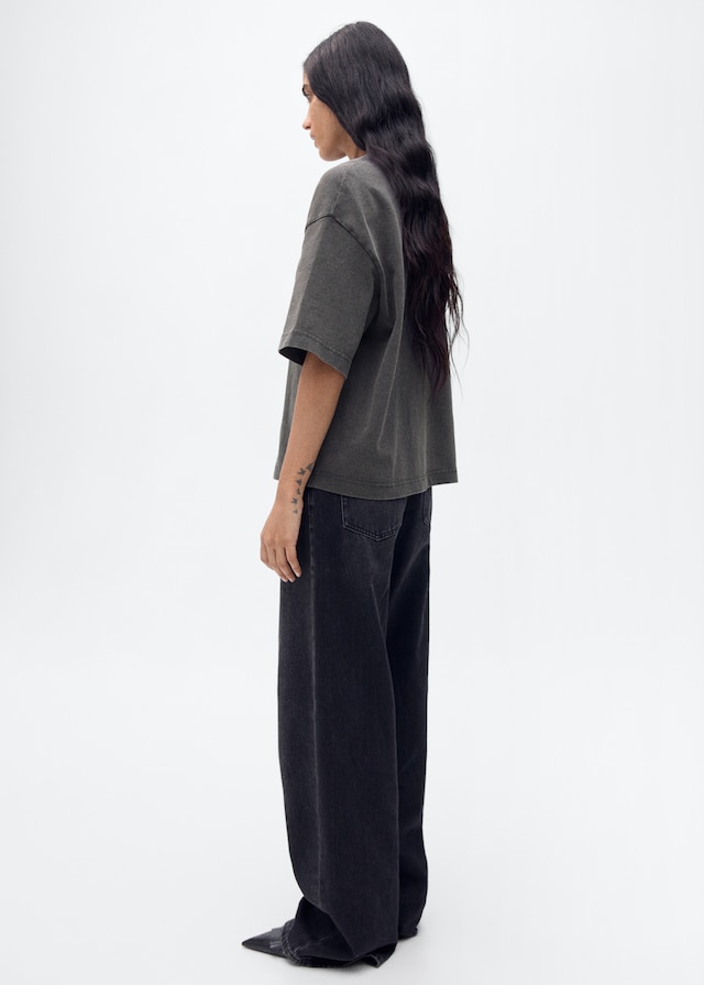 Mango Oversize Baumwoll-T-Shirt