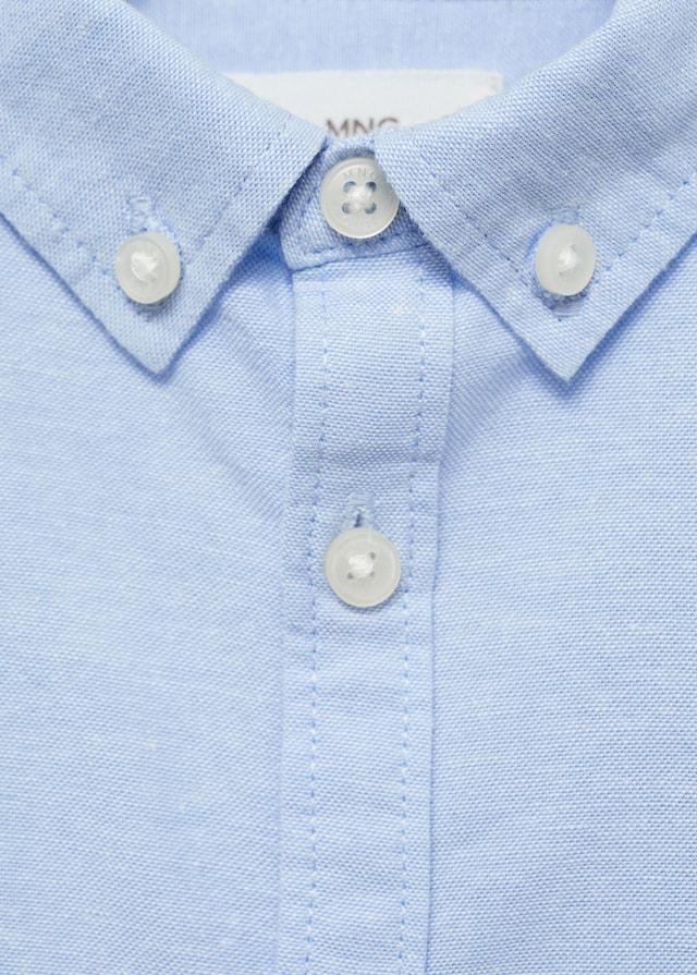 Mango Oxford-Hemd Aus Baumwolle