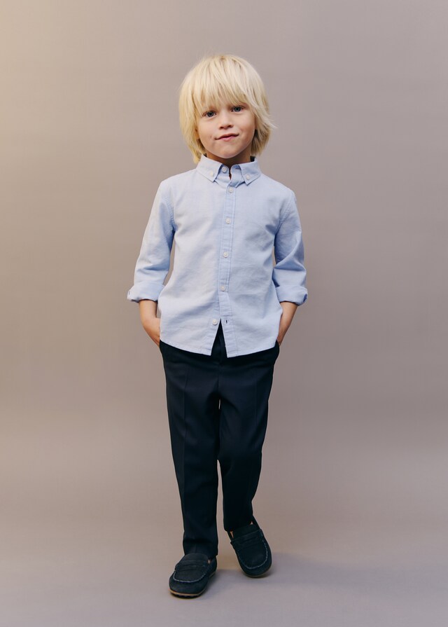 Mango Oxford-Hemd aus Baumwolle