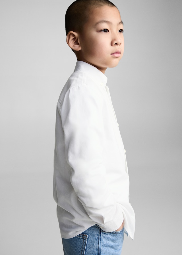 Mango Oxfordhemd Aus 100 % Baumwolle