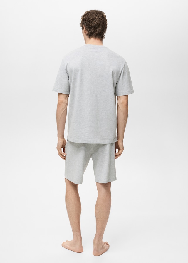 Mango Pack Kurzer Baumwoll-Pyjama