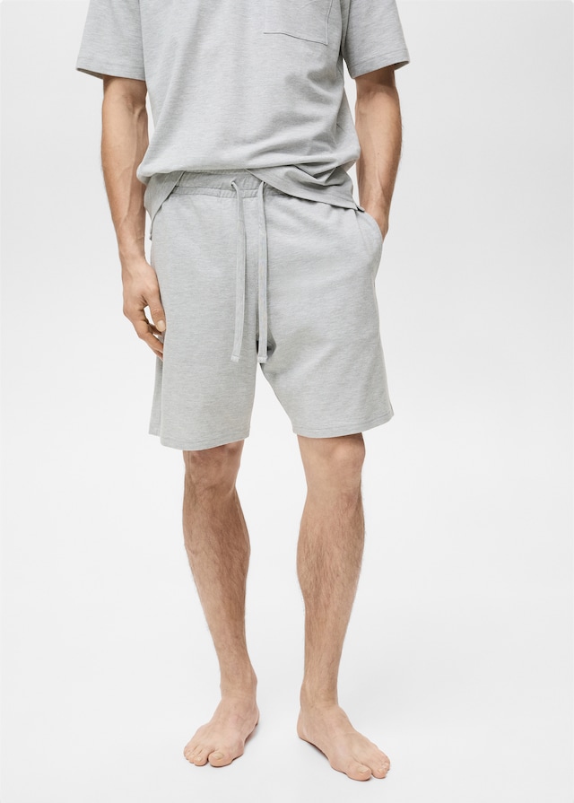 Mango Pack Kurzer Baumwoll-Pyjama